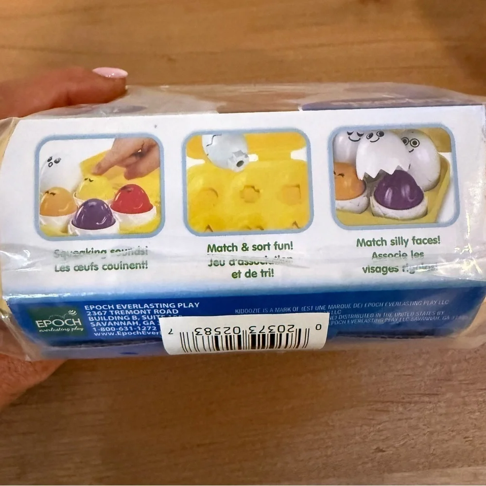 NWT Kidoozie Peek ‘n Peep Eggs sorting toy ages 12+ months